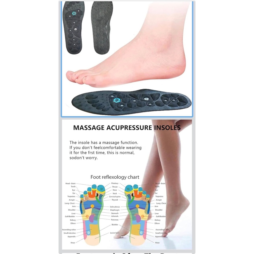 Pathway Motion Insoles Pro Magnetic Therapy Unisex M Black Orthotic Arch Support - Picture 9 of 12
